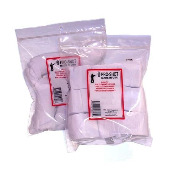 Pro-Shot Square Cleaning Patch .38-.45 Caliber 100 Count - No.103 - Shooting Supplies 3 Pro-Shot Square Cleaning Patch .38-.45 Caliber 100 Count - No.103 - Shooting Supplies - Image 3