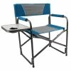 Rural King Directors Chair with Table, Blue - 89-985-0204 - Camp Furniture