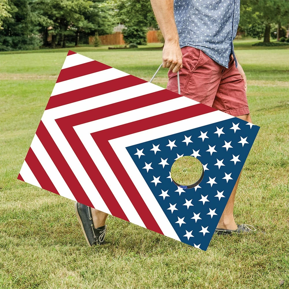 Triumph 2'x3' Patriotic Cornhole/Bean Bag Toss Set - 35-7244-3 - Backyard Play 10 Triumph 2'x3' Patriotic Cornhole/Bean Bag Toss Set - 35-7244-3 - Backyard Play - Image 10