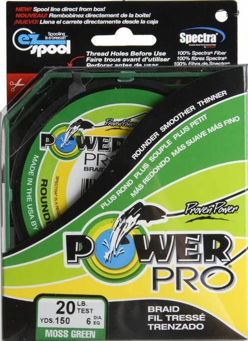 Power Pro 20 lb Test Braided Fishing Line 150 yards - 21100200150E - Bobbers 1 Power Pro 20 lb Test Braided Fishing Line 150 yards - 21100200150E - Bobbers