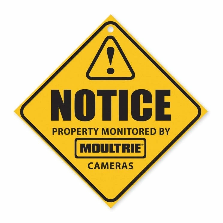 Moultrie Camera Surveillance Signs - MCA-13133 - Trail Cameras 1 Moultrie Camera Surveillance Signs - MCA-13133 - Trail Cameras