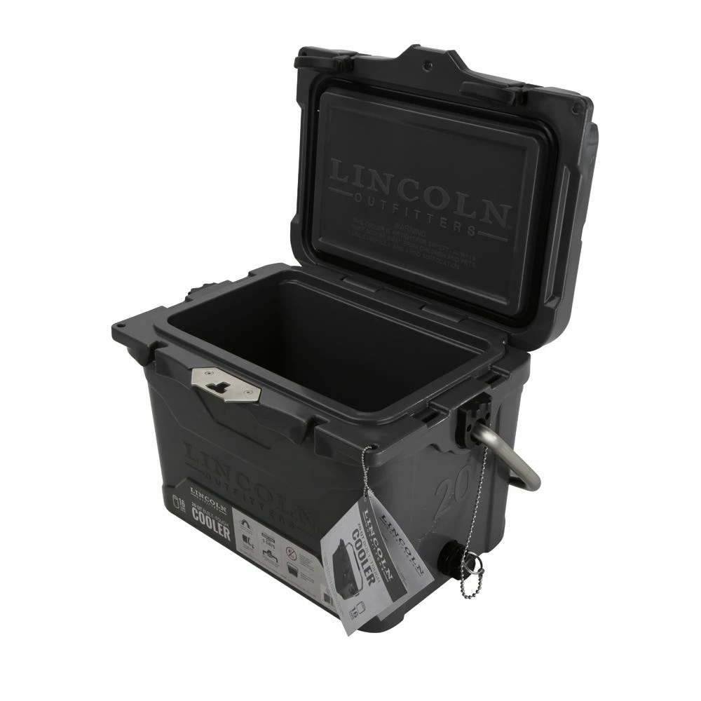 Lincoln Outfitters 20 Quart High Performance Cooler, Grey - 87-672-0204 - Coolers 2 Lincoln Outfitters 20 Quart High Performance Cooler, Grey - 87-672-0204 - Coolers - Image 2