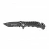 Smith & Wesson Border Guard Liner Lock Folding Knife with Serrated Tanto Blade - SWBG10SCP - Knives