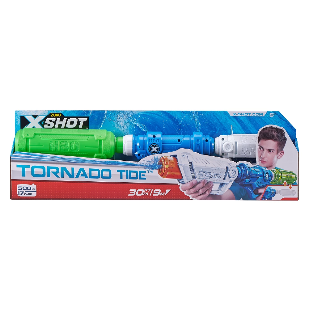 X-Shot Water Warfare Tornado Tide Water Blaster by Zuru - 2878700025 - Backyard Play 1 X-Shot Water Warfare Tornado Tide Water Blaster by Zuru - 2878700025 - Backyard Play