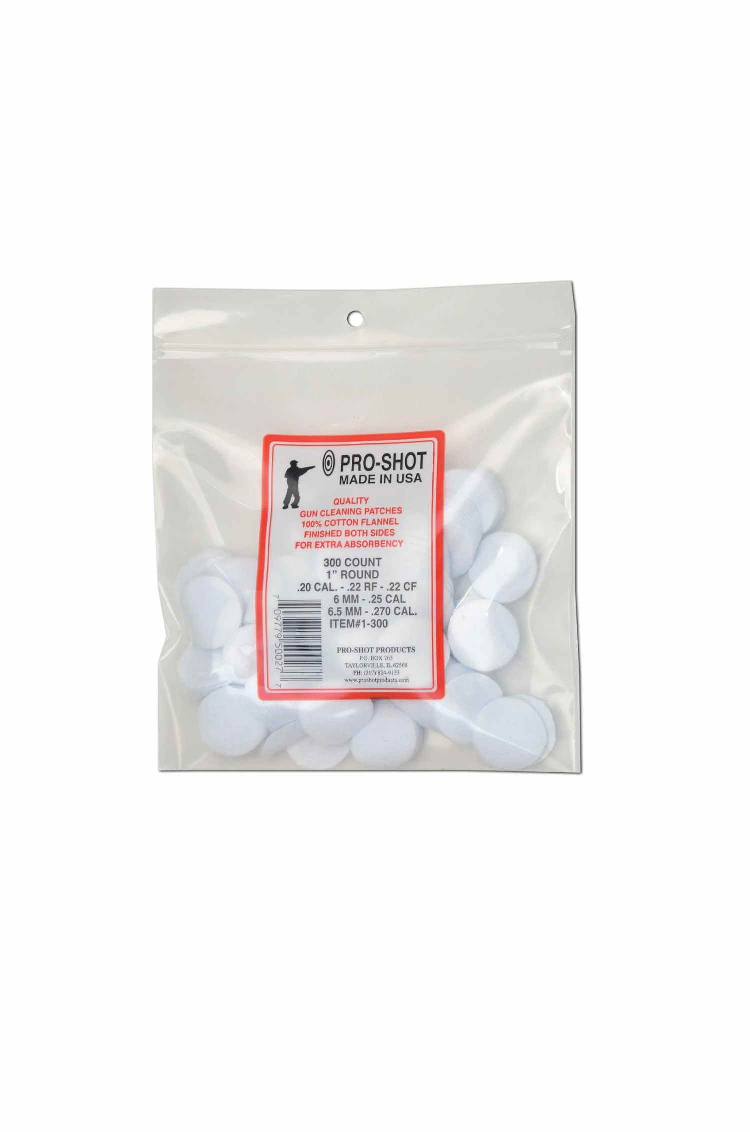 Pro-Shot Square 1 Inch Cleaning Patch .22-.270 Caliber 300 Count - 1-300 - Shooting Supplies 1 Pro-Shot Square 1 Inch Cleaning Patch .22-.270 Caliber 300 Count - 1-300 - Shooting Supplies