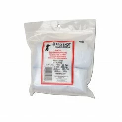 Pro-Shot Round 2 Inch Cleaning Patch .270-.38 Caliber 300 Count - 2-250 - Shooting Supplies