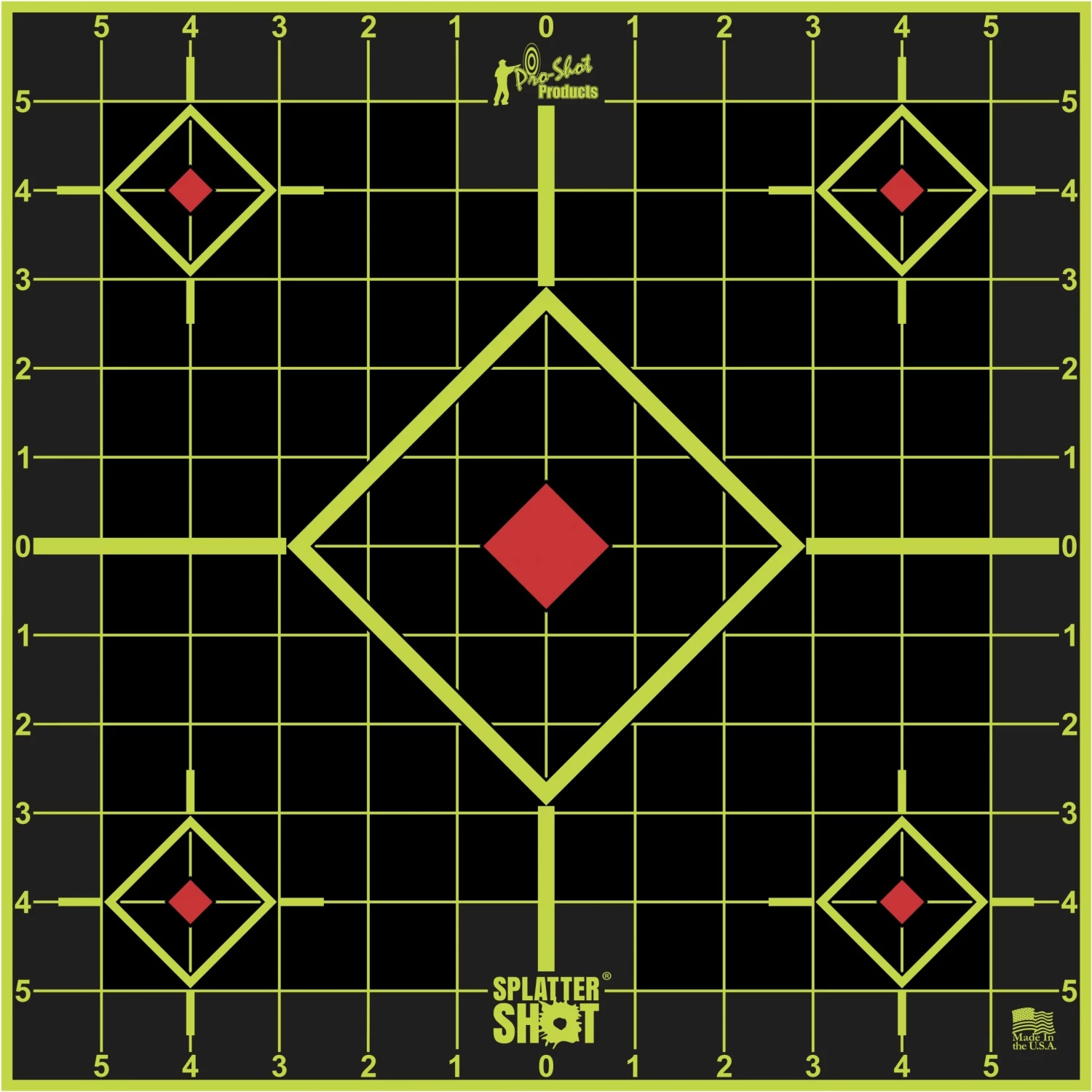 Pro-Shot SplatterShot 12 Inch Green Sight In Target - 5 Pack - 12SI-GREEN-5PK - Shooting Supplies 1 Pro-Shot SplatterShot 12 Inch Green Sight In Target - 5 Pack - 12SI-GREEN-5PK - Shooting Supplies