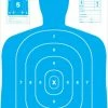 Pro-Shot 23" x 35" B27 Silhouette Target- Blue 5 Pack B-27E-BLUE-5PK - Shooting Supplies