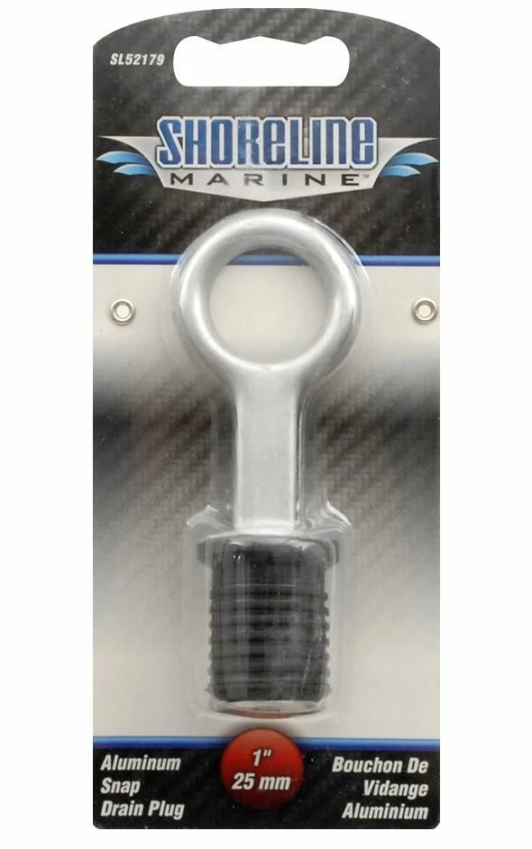 Shoreline Marine Drain Plug Aluminum Snap 1" - Marine Hardware - Image 2