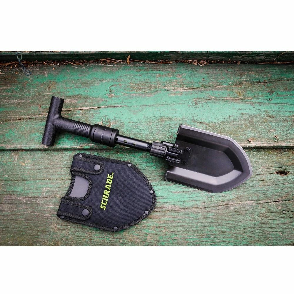 Schrade 16.6in Stainless Steel Telescoping Shovel - 12524440 - Camping Shovel 3 Schrade 16.6in Stainless Steel Telescoping Shovel - 12524440 - Camping Shovel - Image 3