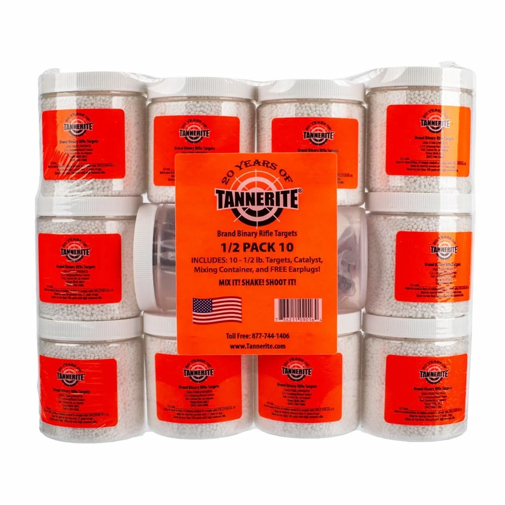 Tannerite 1/2 lb. Binary Targets, 10 Pack - 1/2PK10 - Hunting Accessories & Gear 1 Tannerite 1/2 lb. Binary Targets, 10 Pack - 1/2PK10 - Hunting Accessories & Gear