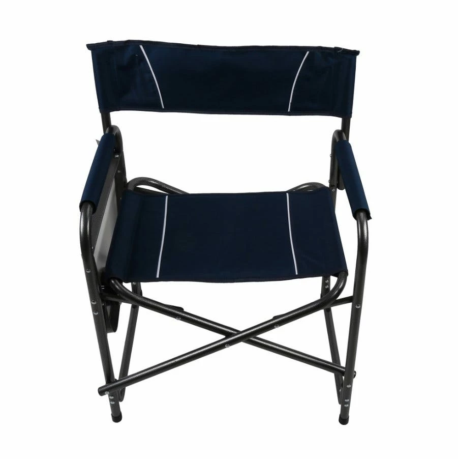 Various Brands Director's Chair with Table - Navy 87-844-0204 - Camp Furniture 1 Various Brands Director's Chair with Table - Navy 87-844-0204 - Camp Furniture