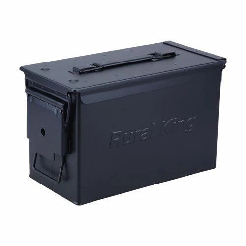 Various Brands Black Metal Ammo Can - .50 Cal. (M2A1BLK) - Ammo Boxes 2 Various Brands Black Metal Ammo Can - .50 Cal. (M2A1BLK) - Ammo Boxes - Image 2
