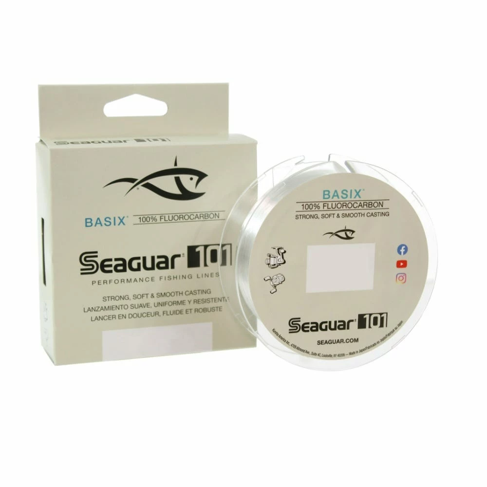 Seaguar 101 BasiX™ Fluorocarbon - 10 Pound/200 Yards, SG10BSX200 - Baits & Lures 1 Seaguar 101 BasiX™ Fluorocarbon - 10 Pound/200 Yards, SG10BSX200 - Baits & Lures