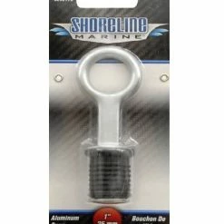 Shoreline Marine Drain Plug Aluminum Snap 1" - Marine Hardware