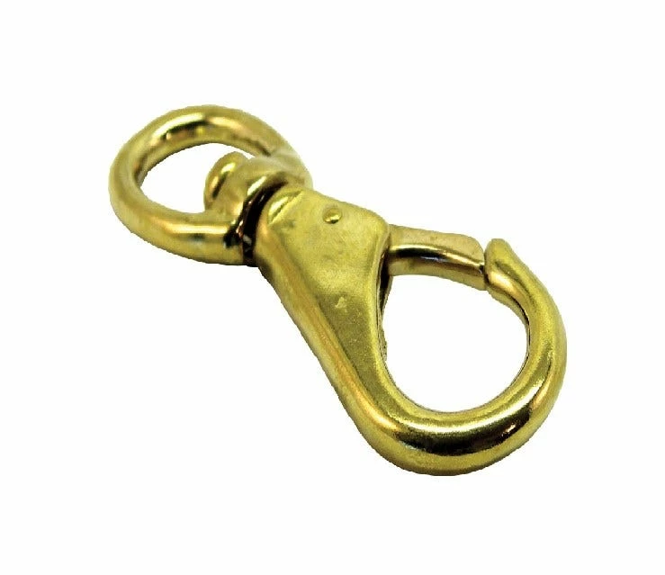 Shoreline Marine Eye Snap Swivel 3-3/4" Brass - Marine Hardware 1 Shoreline Marine Eye Snap Swivel 3-3/4" Brass - Marine Hardware