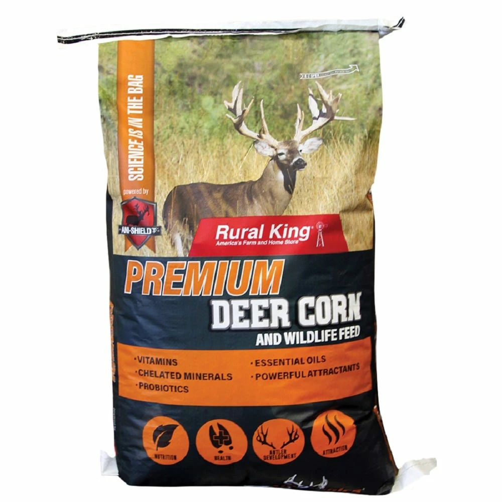 Ani-Logics Premium Rural King Deer Corn 40 lb. Bag - 20300 - Wildlife Feeds & Attractants 1 Ani-Logics Premium Rural King Deer Corn 40 lb. Bag - 20300 - Wildlife Feeds & Attractants