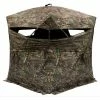 RK Brand Lincoln Outfitters Realtree Timber Camo Three-Man Hunting Blind with 5 Hub Design - R150-RTE-LO - Blinds & Tree Stands