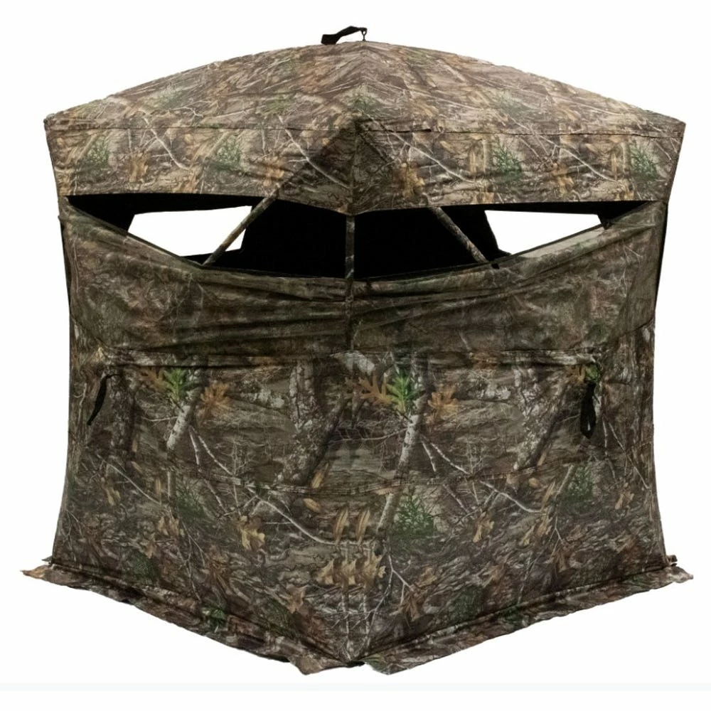 RK Brand Lincoln Outfitters Realtree Timber Camo Three-Man Hunting Blind with 5 Hub Design - R150-RTE-LO - Blinds & Tree Stands 1 RK Brand Lincoln Outfitters Realtree Timber Camo Three-Man Hunting Blind with 5 Hub Design - R150-RTE-LO - Blinds & Tree Stands