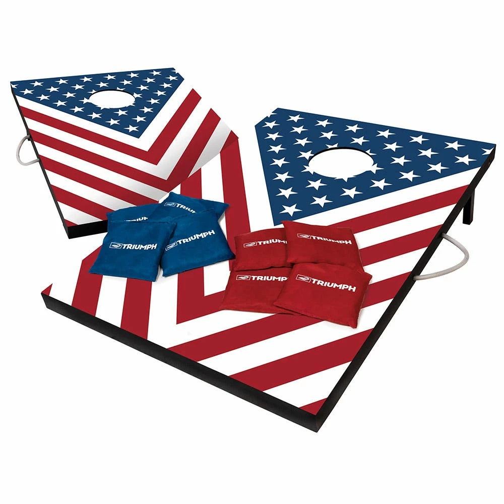 Triumph 2'x3' Patriotic Cornhole/Bean Bag Toss Set - 35-7244-3 - Backyard Play 2 Triumph 2'x3' Patriotic Cornhole/Bean Bag Toss Set - 35-7244-3 - Backyard Play - Image 2