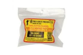 Pro-Shot Square 3 Inch Cleaning Patch 12-16 Gauge 50 Count - No.104 - Shooting Supplies 2 Pro-Shot Square 3 Inch Cleaning Patch 12-16 Gauge 50 Count - No.104 - Shooting Supplies - Image 2