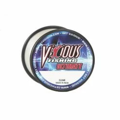 Vicious Fishing 12lb. 1250 Yards Clear Ultimate Mono VCLQP12 - Fishing Accessories & Gear