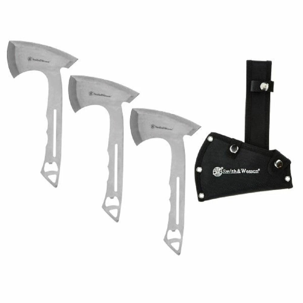 Smith & Wesson Smith and Wesson Hawkeye Throwing Axes, 3-Pack - 12524434 - Knives 1 Smith & Wesson Smith and Wesson Hawkeye Throwing Axes, 3-Pack - 12524434 - Knives