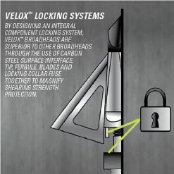 Velox™ Optimus 3 Blade Broadhead By Allen®, 100 Grain, 3 Pack 14611 - Archery Accessories 9 Velox™ Optimus 3 Blade Broadhead By Allen®, 100 Grain, 3 Pack 14611 - Archery Accessories -RG Sport Shop 856be484e679678b6fc62d42bcd2481a6982b159 8151614 5