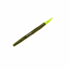 Yum Dinger 5'' Green Pumpkin Chartreuse, 8 Pack - PRYDG559 - Baits & Lures
