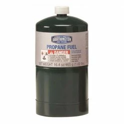 Worthington Disposable Short Propane Fuel Cylinder, 16.4 oz - 327774 - Camp Kitchen