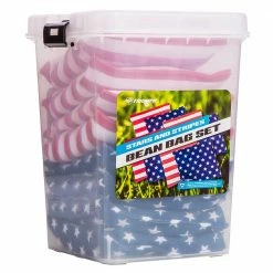 Triumph 6"x6" Patriotic Stars & Stripes Replacement Bean Bags Set, 8 Pack - 12-0028-2 - Backyard Play 12 Triumph 6"x6" Patriotic Stars & Stripes Replacement Bean Bags Set, 8 Pack - 12-0028-2 - Backyard Play -RG Sport Shop 9d686a01dff5e388656b7b150d2021d643952cbe 15070037 3