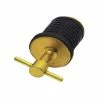 Shoreline Marine Drain Twist Plug 1" Brass - Marine Hardware