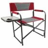 Rural King Directors Chair with Table, Red - 89-984-0204 - Camp Furniture