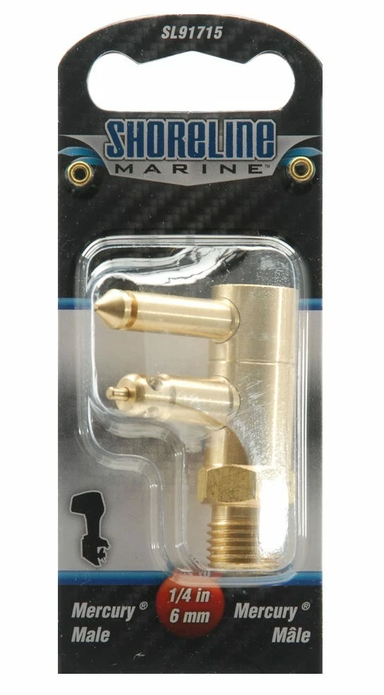 Shoreline Marine Mercury Male 2-Prng 1/4" Npt - Marine Hardware - Image 2