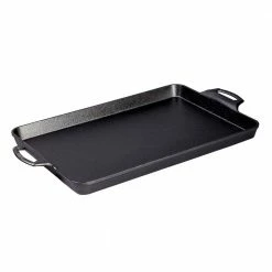 Lodge 15.5" x 10.5" Seasoned Cast Iron Baking Pan - BW15BP - Cookware