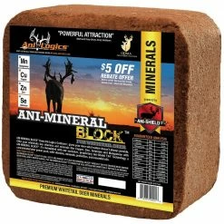 Ani-Logics Outdoors Ani-Logics Deer Mineral Block 20 LB - 40005 - Wildlife Feeds & Attractants
