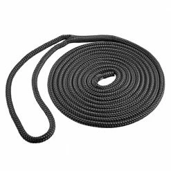 Shoreline Marine 3/8" x 15' Double Braid Nylon Dock Line, Black - SL75829 - Boat & Dock Accessories