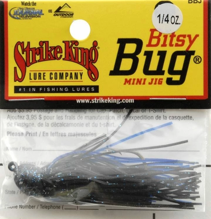 Strike King Bitsy Bug Mini Jig Bait BBJ14-2 - Baits & Lures - Image 4