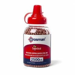 Crosman Copperhead 4.5mm Copper-Coated BBs, 2500 Count - 0747 - Air Guns and Airsoft