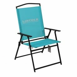 RG Sport Shop 47 Lincoln Outfitters XL Sling Folding Chair, Aqua - 89-270-0204 - Camp Furniture