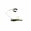 Johnson Original Beetle Spin Fishing Lure, Black/Yellow Stripes - PFBSVP14BYS - Baits & Lures