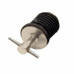 Shoreline Marine Drain Twist Plug 1" Brass Pdq - Marine Hardware