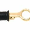 Shoreline Marine Drain Snap Plug 1" Brass - Marine Hardware