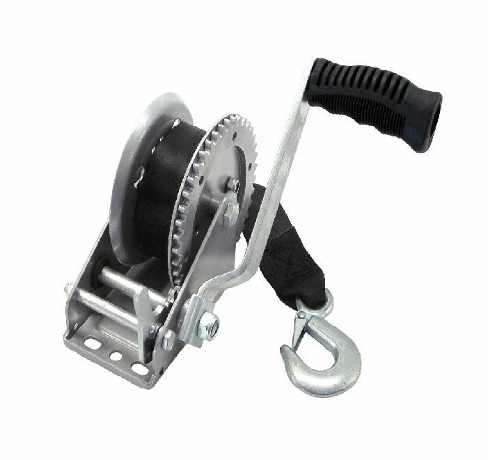 Shoreline Marine Trailer Winch 1200 Lbw/Strap - Marine Hardware 1 Shoreline Marine Trailer Winch 1200 Lbw/Strap - Marine Hardware