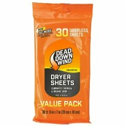 Dead Down Wind Dryer Sheets - 30 ct. 113019 - Hunting Accessories & Gear