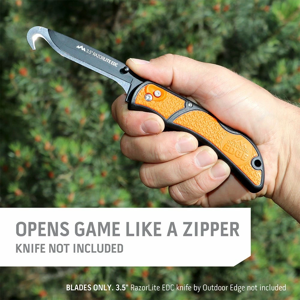 Outdoor Edge Razorsafe Gutting Blade, 4 Pack - RRG-4 - Knives 3 Outdoor Edge Razorsafe Gutting Blade, 4 Pack - RRG-4 - Knives - Image 3