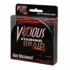 Vicious Fishing 15lb. 150 Yards Green Braid BPG15 - Fishing Accessories & Gear