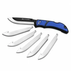 Outdoor Edge 3.5" Razor Lite EDC Knife, Blue - RLU-40C - Knives