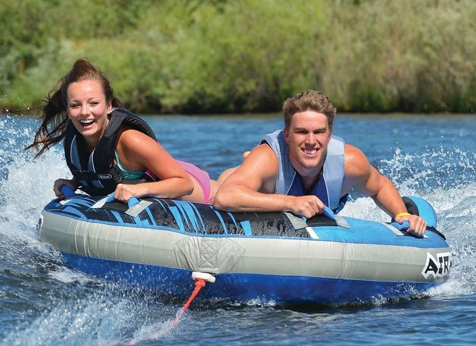 Kwik Tek Airhead G-Force 2 Double Rider Towable AHGF-2 - Pool & Water Toys